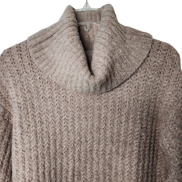 Maeve Anthropology Women's Fuzzy Chunky Cowl Neck Sweater Size Small - Picture 2 of 8